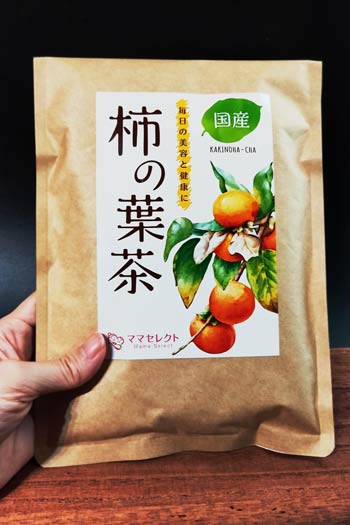 ママセレクト　柿の葉茶の紹介